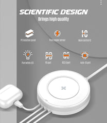 32W 4Ports PD QC3.0 Wireless Charger(AW003)