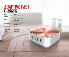 50W 8Ports QC3.0 Charger(A8101)