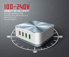 50W 8Ports QC3.0 Charger(A8101)