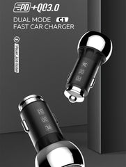 36W 2Ports(PD+QC3.0) Car Charger(C1)