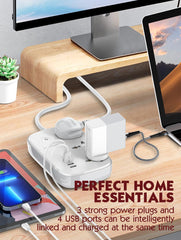 3 Outlets 4Ports Smart Socket(SCW3451)