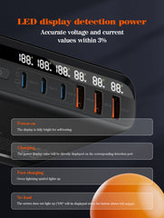 140W GaN 6Ports PD QC3.0 Charger(A6140C)