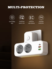 2 Outlets 3Ports Power Socket(SE2337)