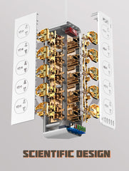 10 Outlets 6Ports Power Socket(SC10610)