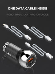 36W 2Ports(PD+QC3.0) Car Charger(C1)