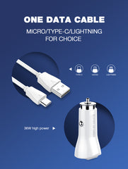 36W 2Ports(QC3.0) Car Charger(C511Q)