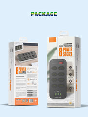 8 Outlets 4Ports Brazil Power Socket(SBR8412)