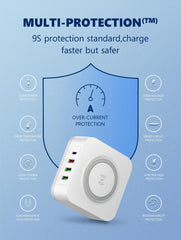 32W 4Ports PD QC3.0 Wireless Charger(AW004)