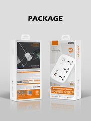 3 Outlets 4Ports PD3.0 QC4+ GaN Power Socket(SC3416)