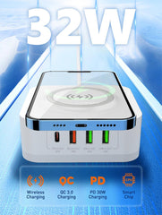 32W 4Ports PD QC3.0 Wireless Charger(AW004)