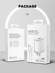 35w 2Ports PD MFI Certified Charger(A2528M)