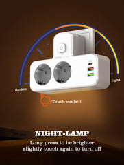 2 Outlets 3Ports Power Socket(SE2337)