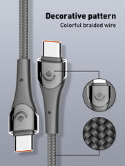 65W Type-C to Type-C 100CM/200CM Cable(LC861C-LC862C)