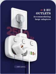 2 Outlets 4Ports Power Socket(SE2435)