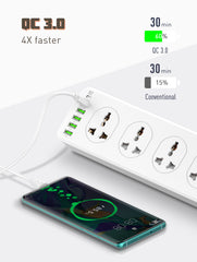 10 Outlets 6Ports Power Socket(SC10610)