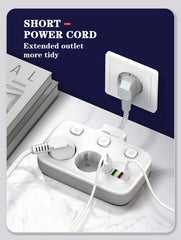 2 Outlets 4Ports Power Socket(SE2435)