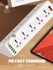 10 Outlets 6Ports Power Socket(SC10610)