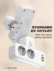 2 Outlets 3Ports Power Socket(SE2337)