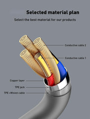 65W Type-C to Type-C 100CM/200CM Cable(LC671C LC672C)