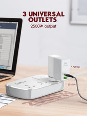 3 Outlets 4Ports Smart Socket(SCW3451)