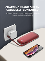 10000mAh 2Ports Built-In Cable Portable Power(PL1005)