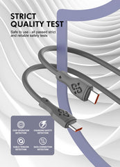 65W Type-C to Type-C 100CM/200CM Cable(LC811C-LC812C)